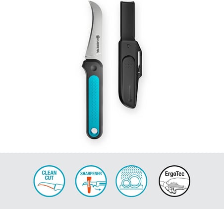 Gardena Veggiecut Hasat Bıçağı: Paslanmaz Çelik Bıçak, Sebze Hasat Etmek, Temizlemek Ve Soymak Için,