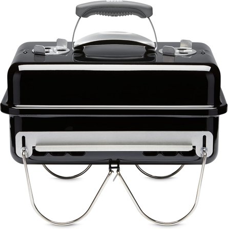 Weber Go-Anywhere/Taşınabilir Kömür Mangal, Katlanabilir Ayaklar, Kamp Ve Piknik Için Kompakt Tasarı