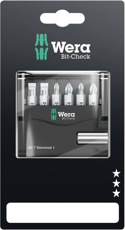Wera Uç Çeşitleri, Bit-Check 7 Universal 1 Sb, 7 Parça, Wera 05073406001