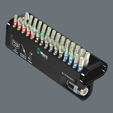 Wera Bit-Check 30 Uç Seti, Paslanmaz 1, 30 Parça, 05071109001