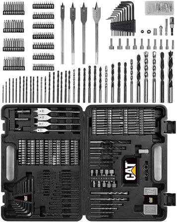 Cat Dx12Set 18Volt/2.0Ah Li-Ion Çift Akülü Kömürsüz Profesyonel Şarjlı Darbeli Matkap + Da01903 201 
