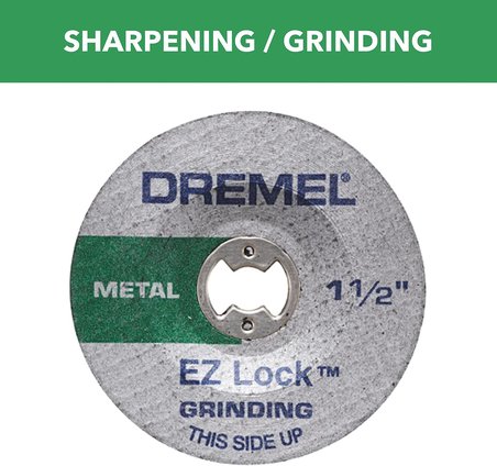 Dremel Ez541Gr Ez Lock Taşlama Diski, Metal, Yeşil
