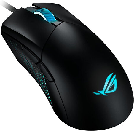 Asus Rog Gladius Iii Kablolu Oyuncu Mouse 19000 Dpi Sensör Aura Sync Rgb Örgülü Kablo, Siyah