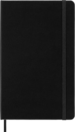 Moleskine Sert Kapak Defter Siyah (Noktalı - 13X21)