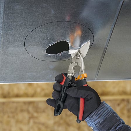 Fiskars Powergear Aviation Snips (Straight Cut)