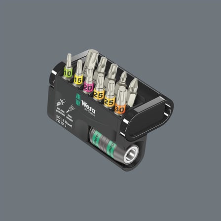 Wera - 05057435001 - Bit Çeşitleri, Bit-Check 12 Wood Tx Hf 1, 12 Parça