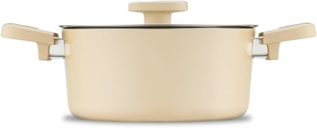 Jumbo Swiss Crystal Dark Cream 5 Parça Tencere Seti