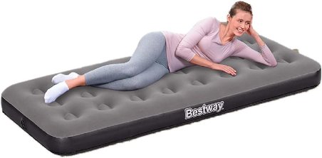 Bestway Single Tek Kişilik Şişme Yatak 185X76X22Cm 671Gy