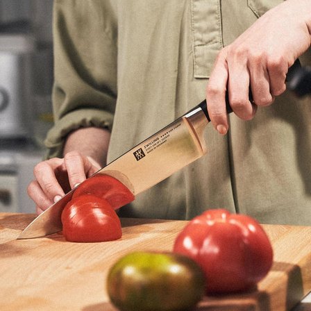 Zwilling Four Star Bıçak Set, Paslanmaz Çelik, Siyah