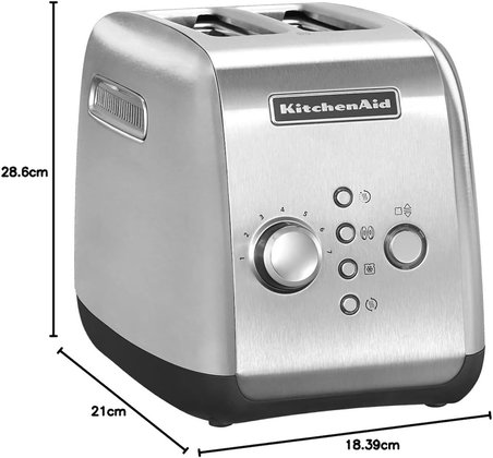 Kitchenaid 2 Dilim Ekmek Kızartma Makinesi 5Kmt221 Stainless Steel-Esx