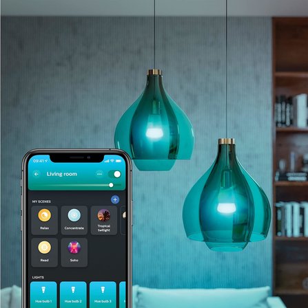 Philips Huewca 9-75W Renkli Akıllı Ampul E27 Bluetooth Özellikli