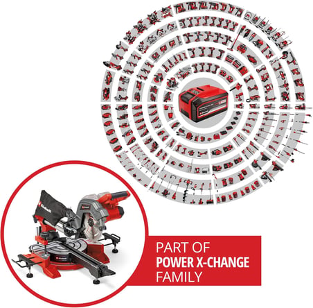 Einhell Te-Sm 36/8 L Li-Solo, Akülü Gönye Testere (Akü Ve Şarj Cihazı Dahil Değildir) - 4300882