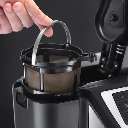 Russell Hobbs Victory Öğütücülü Kahve Makinesi (1,5 L Cam Sürahi, 12 Fincan, Dijital Programlanabili