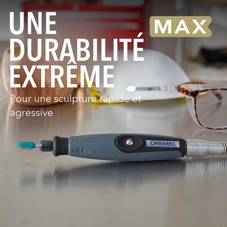 Dremel Max High Performance Power Carving Bit (9954), Malzeme Paslanmaz Çelik, 7,9 Mm Çap "Küre Başl