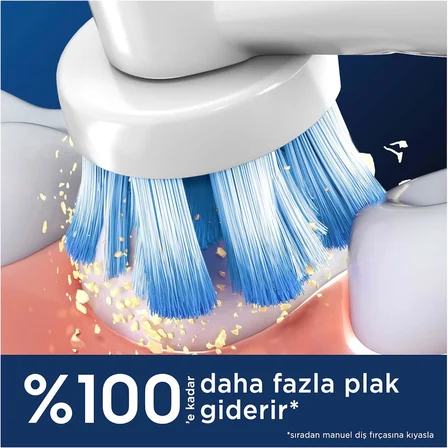 Oral-B Sensitive X-Filament Şarjlı Diş Fırçası Yedek Başlığı 4 Adet