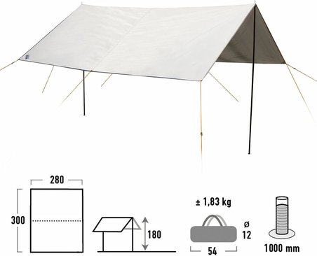 High Peak Capri 3.0 Güneş Koruma Tentesi