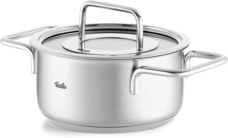 Fissler Pure Collection Cam Kapak Kısa Tencere 20 Cm