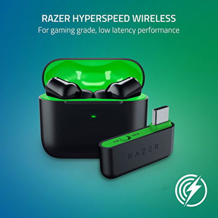 Razer Hammerhead Hyperspeed - Çok Platformlu Kablosuz Oyun Kulaklıkları Xbox (Aktif Gürültü Önleme (