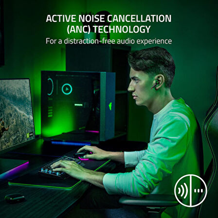 Razer Hammerhead Hyperspeed - Çok Platformlu Kablosuz Oyun Kulaklıkları Xbox (Aktif Gürültü Önleme (