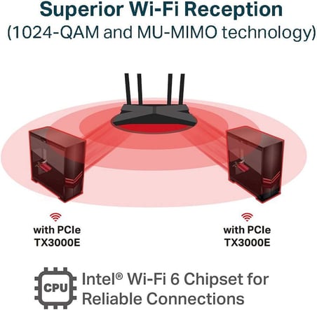 Tp-Link Archer Kablosuz Pci Express Adaptör Antenli