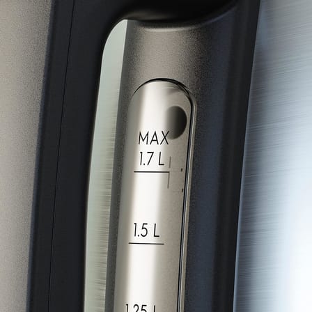 Electrolux E3K1-3St Create 3 Kettle | 1.7L Paslanmaz Çelik Su Isıtıcı, Otomatik Kapanma, 360° Kablos
