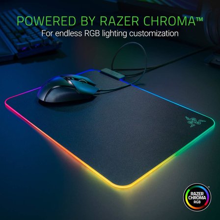 Razer Firefly V2 - Oyun Fare Altlığı (Mikroyapılı Yüzeyli Oyun Fare Altlığı, Kablo Montajı Ve Rgb Ay