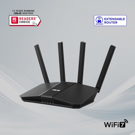 Asus Rt-Be55 Çift Bantlı Wifi 7 Akıllı Aimesh Genişletilebilir Router