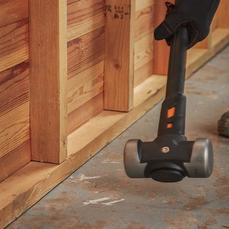 Fiskars Pro 750670-1001 Isocore 3,6 Kg Çift Düz Yüz Kızak Çekiç (36 Inç)