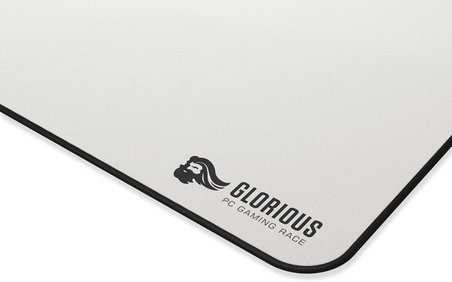 Glorious Pc Gaming Race Dikişli Kenar 5Mm Uzatılmış Mousepad 46 X 41 Cm Beyaz
