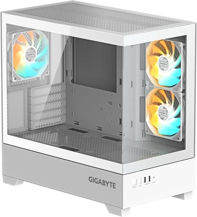 Gigabyte C201P 20Mm Soğutma Mesafeli Cam Mid-Tower Kasa Beyaz
