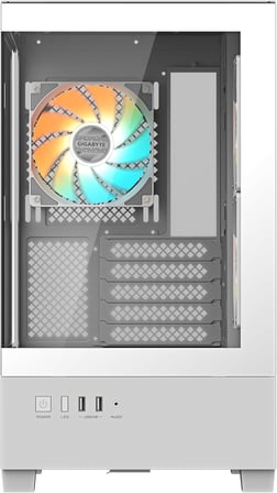Gigabyte C201P 20Mm Soğutma Mesafeli Cam Mid-Tower Kasa Beyaz
