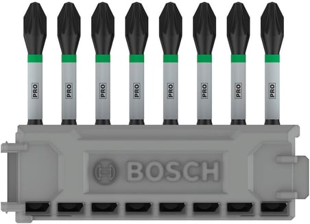 Bosch Professional Accessories 2608522331-Tornavida Ucu "Set" Impact Control Pz2 50 Mm 8-Parça, 0 W,