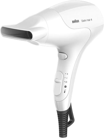 Braun Satin Hair 1 Hd180 Saç Kurutma Makinesi, 1800W, Beyaz