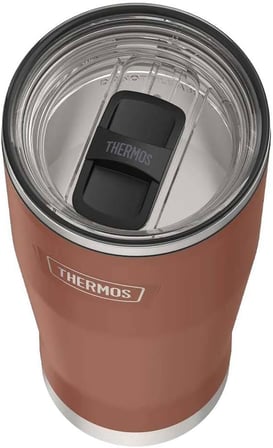 Thermos Icon Is115 0,53L Slide Lock Mug Wstraw Pipetli Termos - Saddle