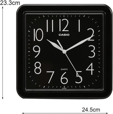Casio Iq-06-1Df Duvar Saati, Siyah, Standart