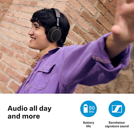 Sennheiser Accentum Wireless Kablosuz Kulak Üstü Kulaklık Special Edition, Bakır