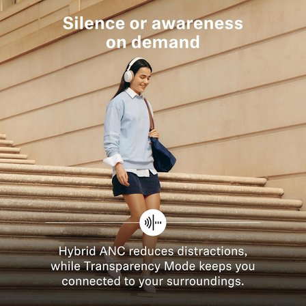 Sennheiser Consumer Audio Accentum Kablosuz Bluetooth Kulaklık - 50 Saat Pil Ömrü, Ses, Hibrit Gürül