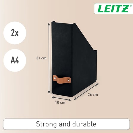 Leitz Puro Kutu Klasör 2’Li Siyah