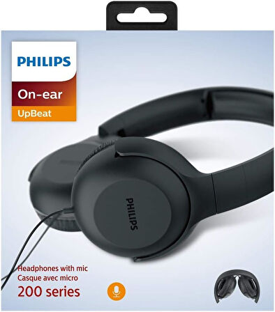 Philips Tauh201 Kablolu Kulak Üstü Kulaklık Siyah