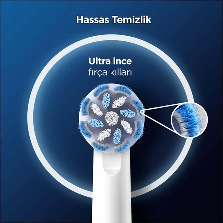 Oral-B Sensitive Şarjlı Diş Fırçası Yedek Başlığı 6 Adet