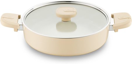 Jumbo Swiss Crystal Dark Cream 7 Parça Tencere Seti