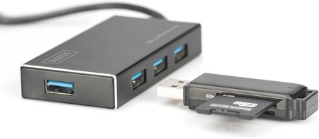 Digitus Da-70240 Usb 3.0 4 Port Usb Çoklayıcı Mat Siyah