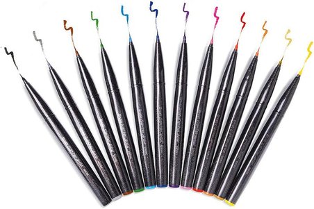 Pentel Sing Pen Brush İnce Uçlu Fırça Kalem Yeşi̇l
