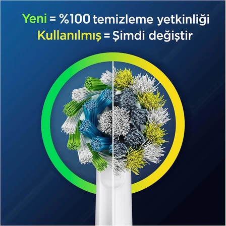 Oral-B Cross Action Şarjlı Diş Fırçası Yedek Başlığı 9 Adet