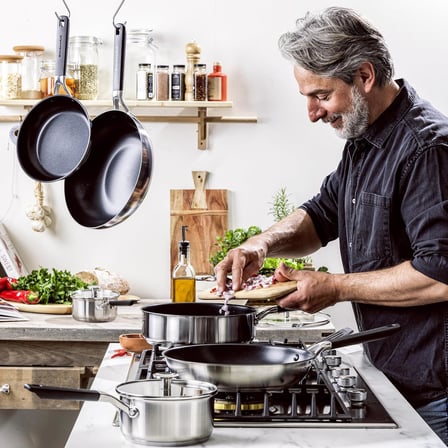 Kitchenaid Paslanmaz Çelik Kızartma Tavası, Seramik Kaplama 20 Cm