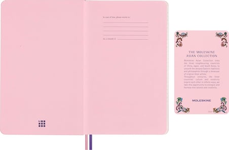 Moleskine Momoko Sakura'Nın Lentiküler Optik Efektli Kapaklı Sınırlı Üretim Sakura Defteri, Hediye K