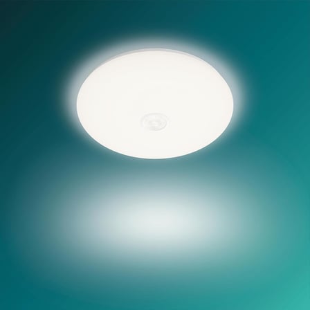 Philips Mauve Hareket Sensörlü Yuvarlak Tavan Lambası 16W 2700K Sarı Işık