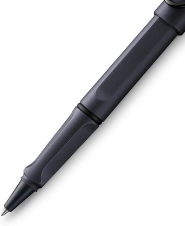 Lamy Safari Roller Kalem Metal Klips Steel Black