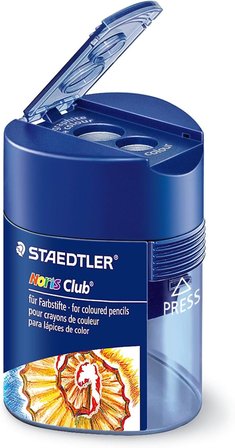Staedtler 512 128 Noris Çift Bölmeli Kalemtraş Üçgen Biçimli Noris Club Design