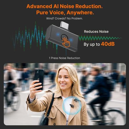 Saramonic Iphone 17/16/15 Ve Android Için Air Se Kablosuz Mini Mikrofon, 48Khz/24-Bit, Ai Gürültü En